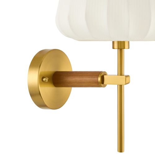Willara Bubble Shade Wall Sconce, Brass 2 Willara Bubble Shade Wall Sconce, Brass