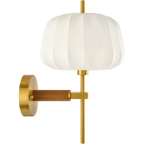 Willara Bubble Shade Wall Sconce, Brass 3 Willara Bubble Shade Wall Sconce, Brass