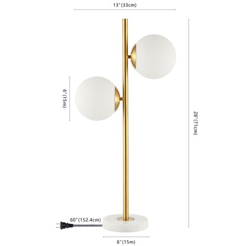 Aamira Table Lamp, Brass Gold 6 Aamira Table Lamp, Brass Gold