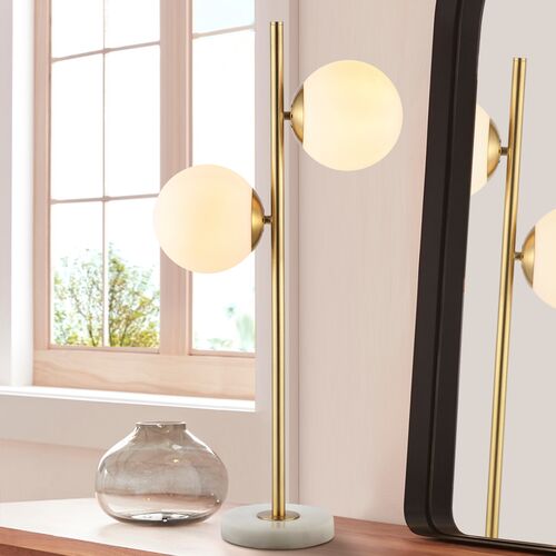 Aamira Table Lamp, Brass Gold 7 Aamira Table Lamp, Brass Gold