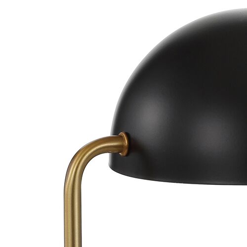 Harriett Dome Marble Table/Desk Lamp, Black/Gold 4 Harriett Dome Marble Table/Desk Lamp, Black/Gold