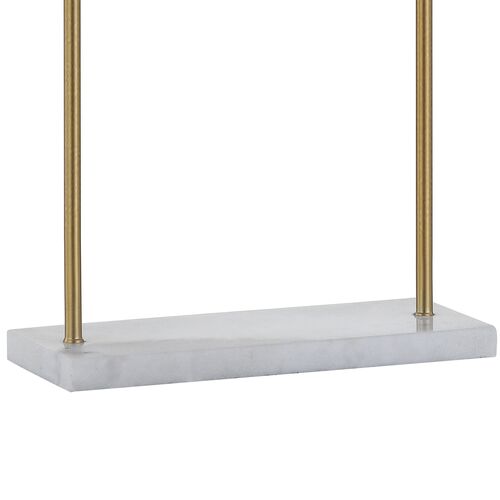 Harriett Dome Marble Table/Desk Lamp, Black/Gold 5 Harriett Dome Marble Table/Desk Lamp, Black/Gold