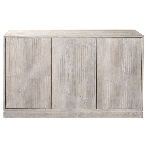 Jonathan 3-Door Server, White Wash 3 Jonathan 3-Door Server, White Wash