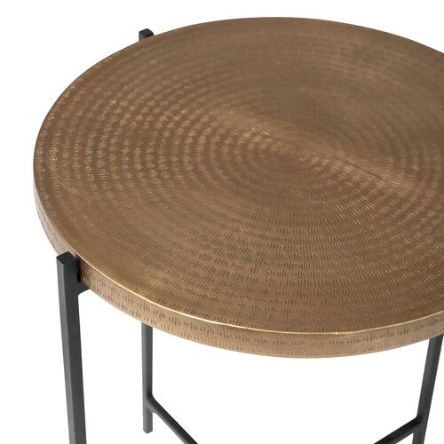 Nyx End Table, Antique Brass 8 Nyx End Table, Antique Brass