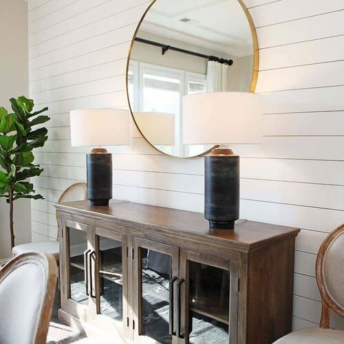 Dayton Ceramic Table Lamp, Ebony 2 Dayton Ceramic Table Lamp, Ebony