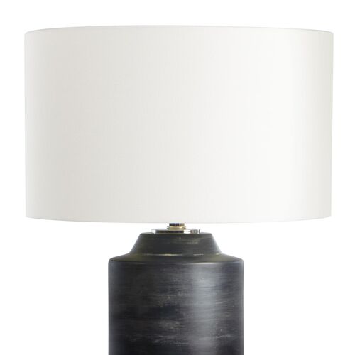 Dayton Ceramic Table Lamp, Ebony 3 Dayton Ceramic Table Lamp, Ebony