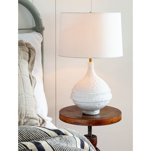 Riviera Table Lamp, Matte White 2 Riviera Table Lamp, Matte White