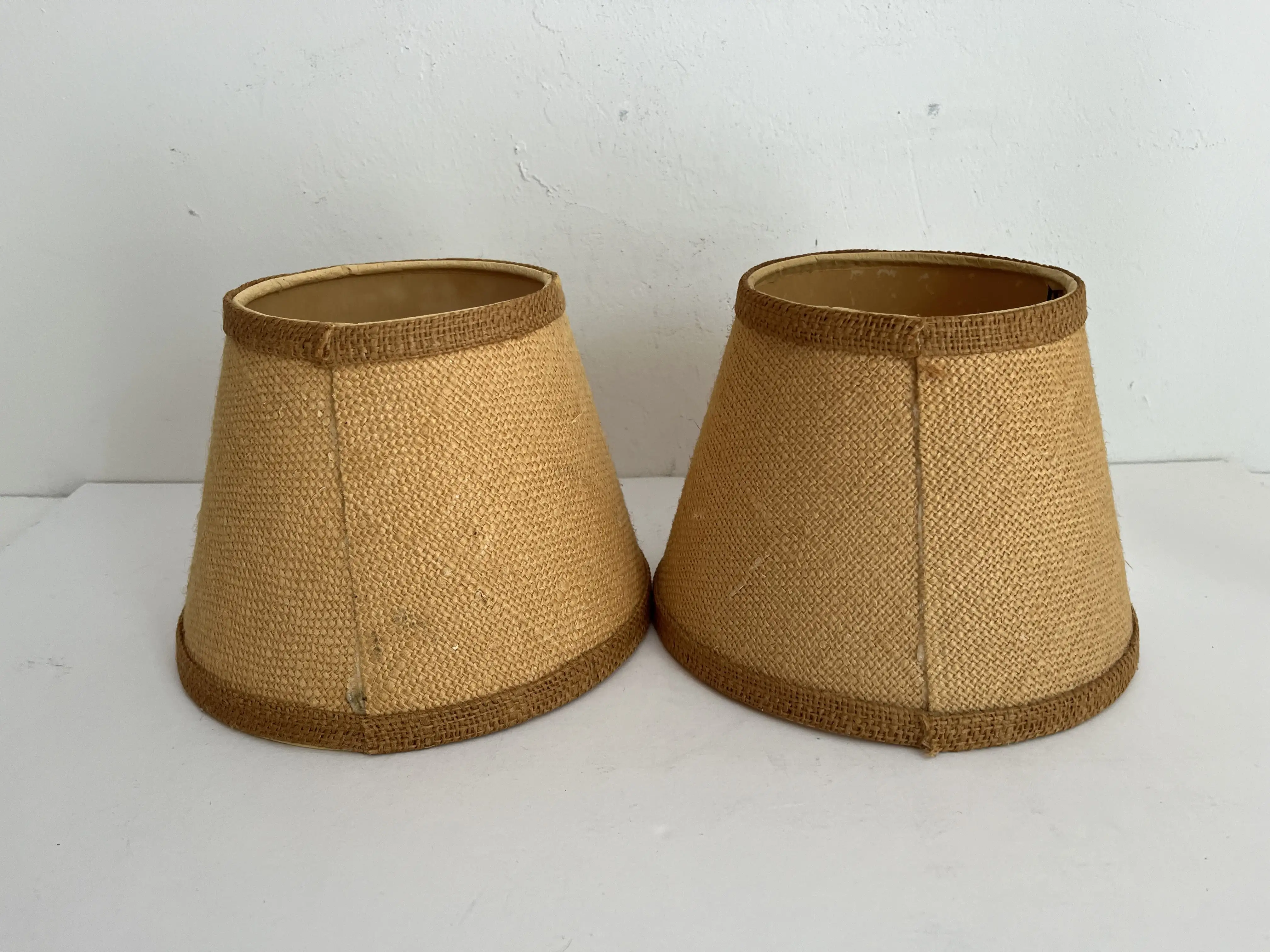 Wood Ship's Wheel Lamps & Shades, Pair 3 Wood Ship's Wheel Lamps & Shades, Pair