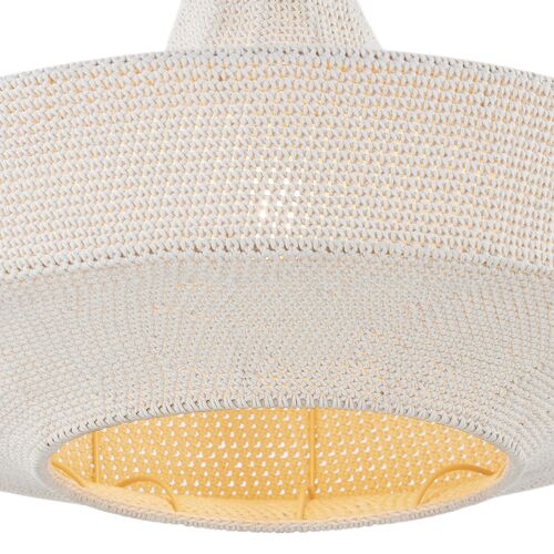 Thurso 1-Tier Pendant, Bronze/Cotton String 5 Thurso 1-Tier Pendant, Bronze/Cotton String