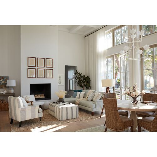 Alberto Medium Two-Tier Chandelier, Antiqued Gold Leaf 3 Alberto Medium Two-Tier Chandelier, Antiqued Gold Leaf
