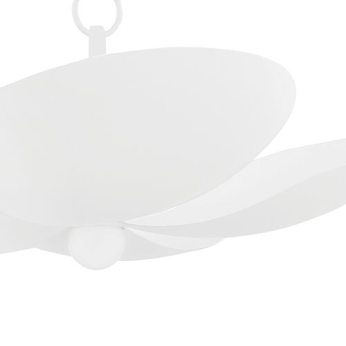 Leni Pendant, Textured White 3 Leni Pendant, Textured White