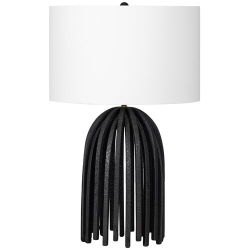Webbed Table Lamp, Black 1 Webbed Table Lamp, Black