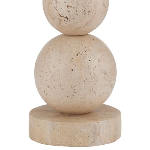Niobe Travertine Table Lamp, Natural 4 Niobe Travertine Table Lamp, Natural