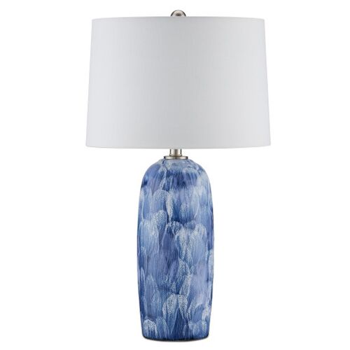 PallasTable Lamp, Blue/White 1 PallasTable Lamp, Blue/White