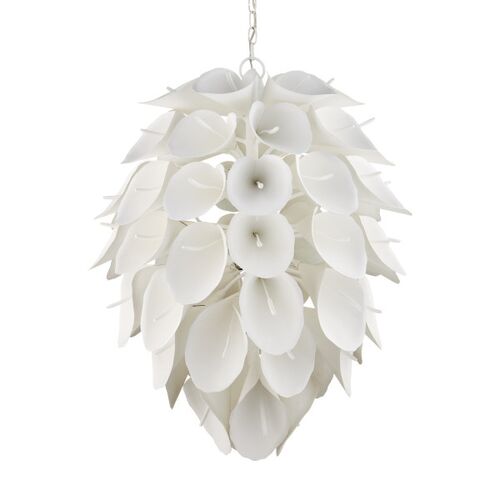 Diego Chandelier, Gesso White 4 Diego Chandelier, Gesso White