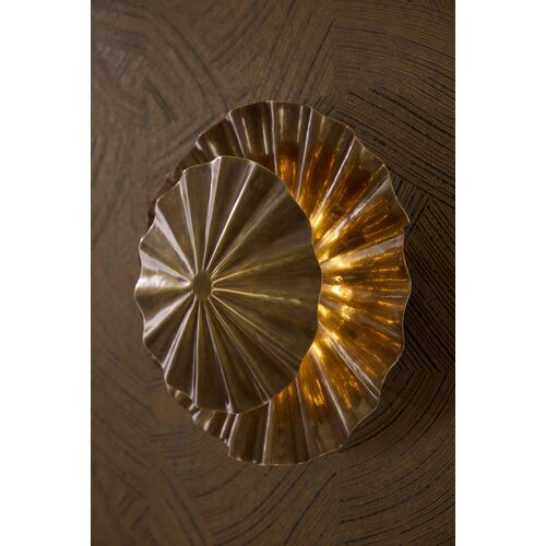 Annabeth Wall Sconce/Flush Mount, Brass 2 Annabeth Wall Sconce/Flush Mount, Brass
