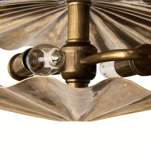 Annabeth Wall Sconce/Flush Mount, Brass 5 Annabeth Wall Sconce/Flush Mount, Brass