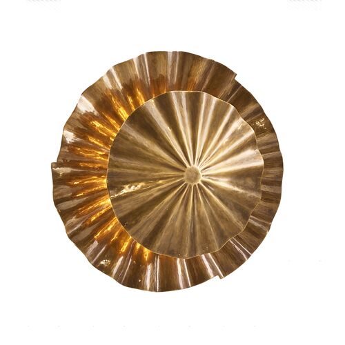 Annabeth Wall Sconce/Flush Mount, Brass 6 Annabeth Wall Sconce/Flush Mount, Brass