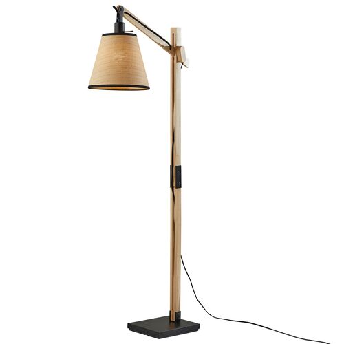 Ryder Floor Lamp, Natural/Black 1 Ryder Floor Lamp, Natural/Black