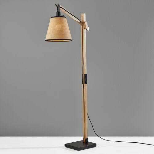 Ryder Floor Lamp, Natural/Black 2 Ryder Floor Lamp, Natural/Black