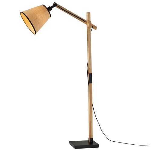 Ryder Floor Lamp, Natural/Black 3 Ryder Floor Lamp, Natural/Black