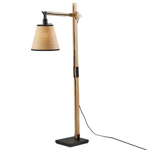Ryder Floor Lamp, Natural/Black 4 Ryder Floor Lamp, Natural/Black