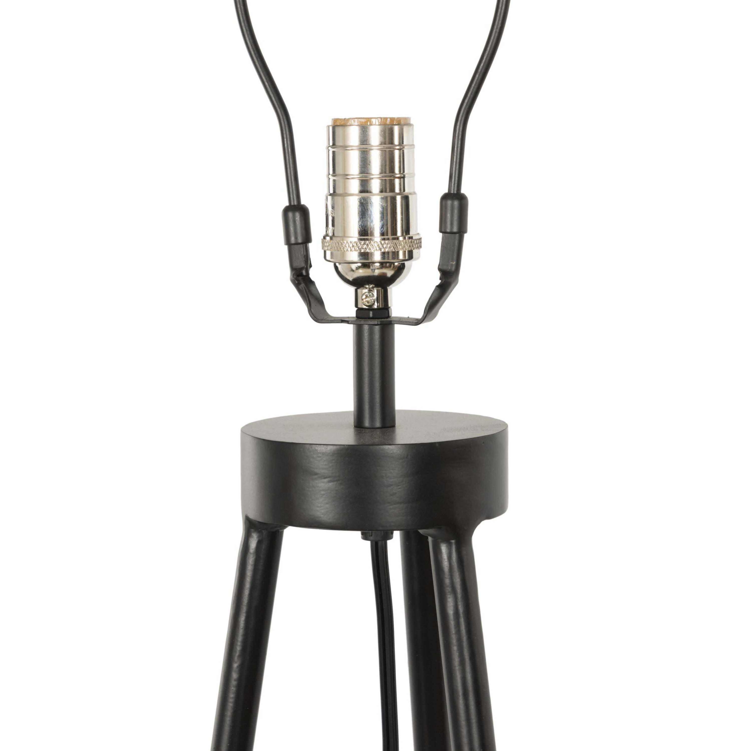 Nyrix Tripod Floor Lamp, Light Beige/Matte Black 11 Nyrix Tripod Floor Lamp, Light Beige/Matte Black