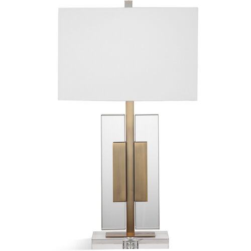 Thia Table Lamp, Crystal/Brass 1 Thia Table Lamp, Crystal/Brass