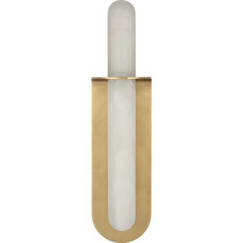 Fosse Alabaster Oval Sconce 10 Fosse Alabaster Oval Sconce