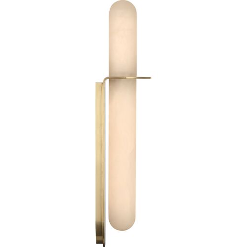 Fosse Alabaster Oval Sconce 12 Fosse Alabaster Oval Sconce