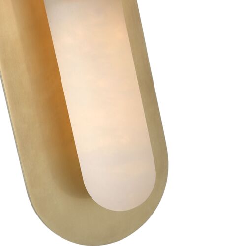 Fosse Alabaster Oval Sconce 6 Fosse Alabaster Oval Sconce