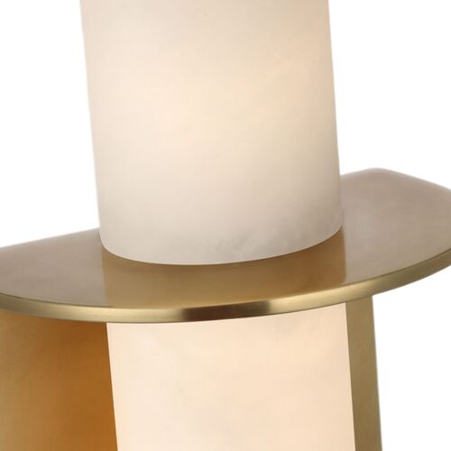 Fosse Alabaster Oval Sconce 8 Fosse Alabaster Oval Sconce