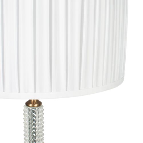 Melea Markell Arabella Glass Table Lamp, Clear/Brass 7 Melea Markell Arabella Glass Table Lamp, Clear/Brass
