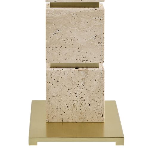 Jenevieve Travertine Floor Lamp, Wheat 3 Jenevieve Travertine Floor Lamp, Wheat