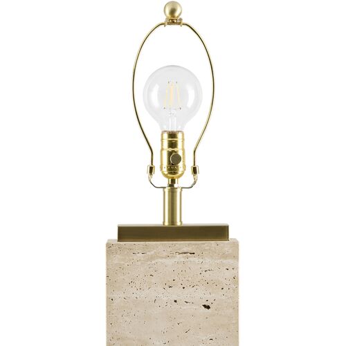 Jenevieve Travertine Floor Lamp, Wheat 4 Jenevieve Travertine Floor Lamp, Wheat