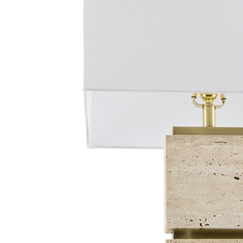 Jenevieve Travertine Floor Lamp, Wheat 5 Jenevieve Travertine Floor Lamp, Wheat