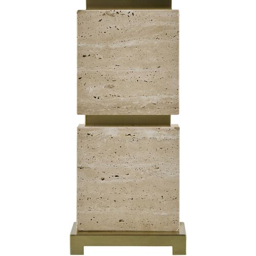 Jenevieve Travertine Table Lamp, Wheat 3 Jenevieve Travertine Table Lamp, Wheat