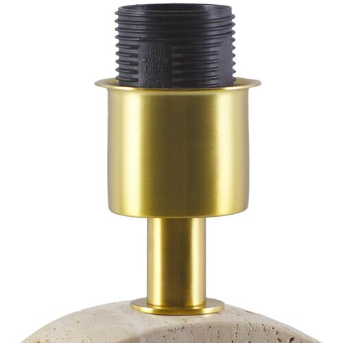 Persis Travertine Table Lamp, Beige 6 Persis Travertine Table Lamp, Beige