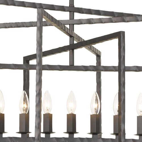 Capri 9-Light Chandelier, Bronze 4 Capri 9-Light Chandelier, Bronze