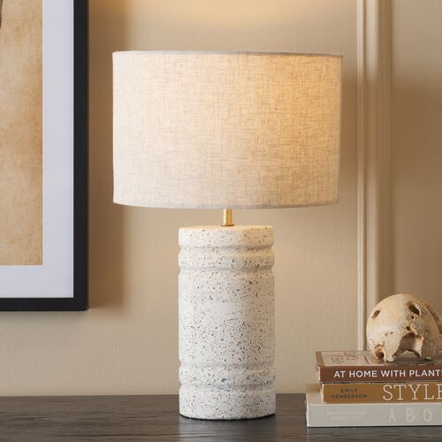 Giana Terrazzo Table Lamp, White 3 Giana Terrazzo Table Lamp, White