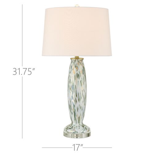 Motte Glass Table Lamp, Multicolor 5 Motte Glass Table Lamp, Multicolor