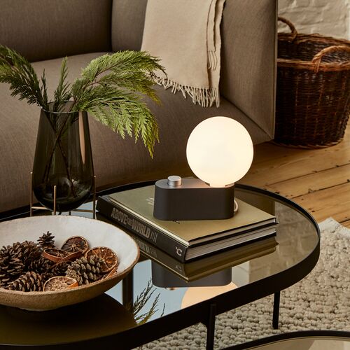 Alumina Table Lamp, Charcoal 15 Alumina Table Lamp, Charcoal