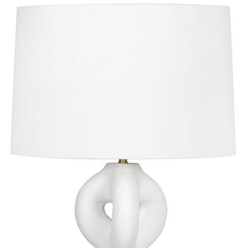 Jacob Metal Table Lamp, White 3 Jacob Metal Table Lamp, White