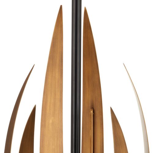 Neilos Floor Lamp, Antique Brass/Oil Rubbed Bronze 3 Neilos Floor Lamp, Antique Brass/Oil Rubbed Bronze