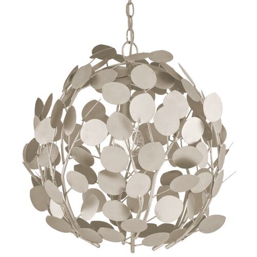 Lunaria Orb Chandelier, Silver 4 Lunaria Orb Chandelier, Silver
