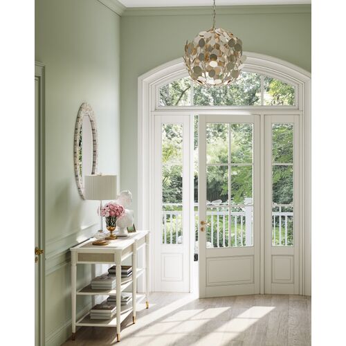 Lunaria Orb Chandelier, Silver 5 Lunaria Orb Chandelier, Silver