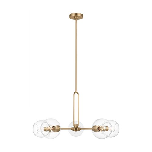 Codyn Contemporary Dimmable 5-Light Chandelier 1 Codyn Contemporary Dimmable 5-Light Chandelier