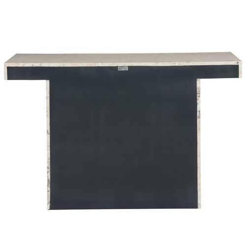 Ronan Console Table, White Travertine 3 Ronan Console Table, White Travertine