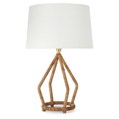 Bimini Rattan Table Lamp, Natural 1 Bimini Rattan Table Lamp, Natural