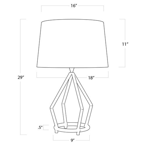 Bimini Rattan Table Lamp, Natural 2 Bimini Rattan Table Lamp, Natural